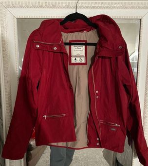 abercrombie rain jacket