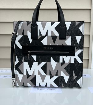 Michael Kors Bags | Michael Kors Kenly Large Graphic Logo Tote Bag | Color: Black/Brown | Size: Os | Thanhthuy2401's Closet