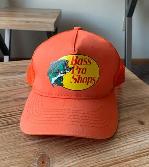 Vintage Bass Pro Shops Trucker Hat, White New With Tags, Bass Pro Shop  Trucker Hat