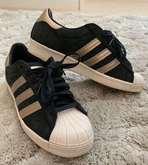 adidas superstar 80s suede black