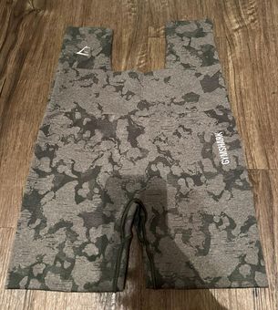 Gymshark Camo Seamless Leggings Green Size M - $28 - From Ibeth