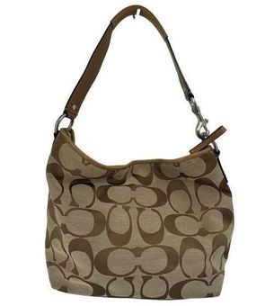 Coach Women's Monogram Canvas Wristlet Clutch Handbag