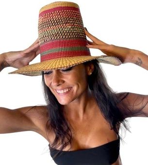 Mens Straw Top Hat