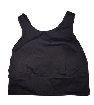 Lululemon Wunder Train Longline Bra Medium Support, C/D Cup Size 4 (XXS)  Black - $27 (60% Off Retail) - From Boryy