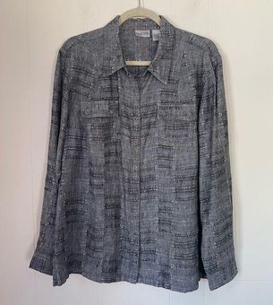 Tops, Grey Top Euc