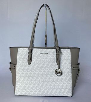 Michael Kors Gilly Drawstring Travel Tote- Bright White