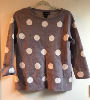 Cynthia rowley polka dot sweater clearance