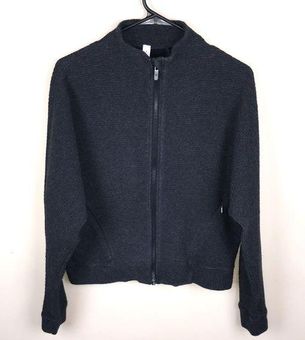 Lululemon Women's Easy Going Charcoal Gray Athletic Athleisure Zip-Up Jacket  Size 8 - $50 - From Hannah