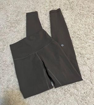 Lululemon wunder train 28 carob brown leggings size 2 - $78