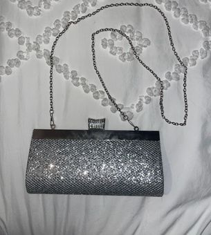 Clear and Silver Bag - Rhinestone Bag - Clear and Silver Purse - Lulus