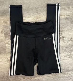 Women's Adidas Booty Shorts in Black with White - XS/S