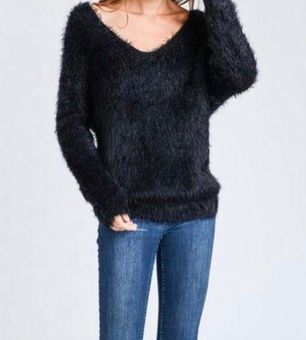 Louis Vuitton Fuzzy Knit Bodysuit BLACK. Size S0