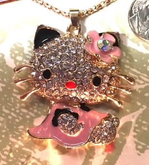 Betsey johnson hello kitty necklace hotsell