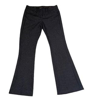 EXPRESS Design Studio Womens Flare Leg Pants Size 6 Black Gray Pattern  31X33 - $26 - From Ben