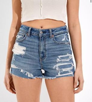 AE Ne(x)t Level High V-Rise Denim Short Short