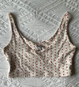 Brandy Melville lydia heart tank - $13 - From mady