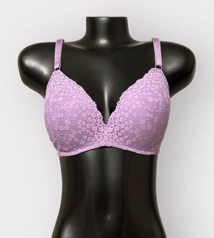 Victoria's Secret Padded No-Wire Bra Womans 36DD Strappy Adjustable Lace  Purple Size undefined - $44 - From Krista