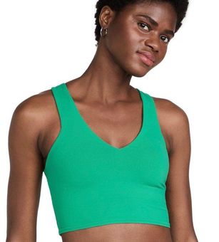 Alo Yoga Airbrush Real Bra Tank Emerald Green Size M Size M - $58 - From  Tinnie