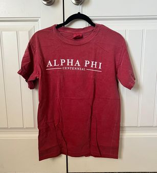 Sorority Specialties | Alpha Phi Comfort Colors Sweatshirt in Red