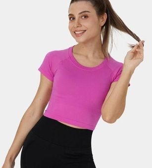 Women's Scoop Neck Long Sleeve Sports Top - Halara