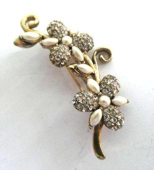 Gold-tone brooch