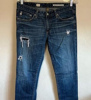 AG Adriano Goldschmied AG Stilt Cigarette Leg Distressed Skinny