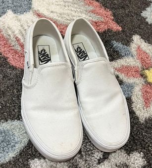 White sales plain vans