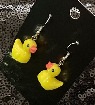 Rubber Duck Earrings