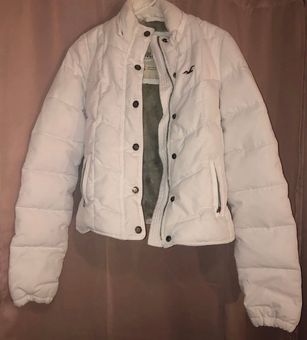 Hollister Puffer Jacket White - $75 (46% Off Retail) - From Leilani