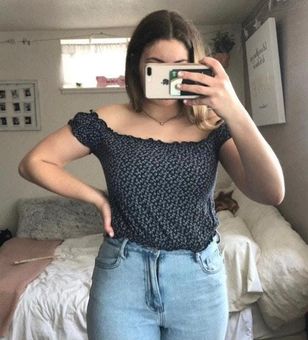 brandy melville off the shoulder top