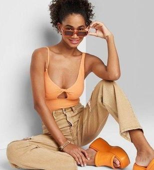 Wild Fable Bodysuit Orange - $7 (56% Off Retail) New With Tags