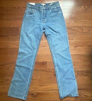 H&M Straight High Waist Jeans Blue Size 8 - $25 (37% Off Retail) New With  Tags - From Diana