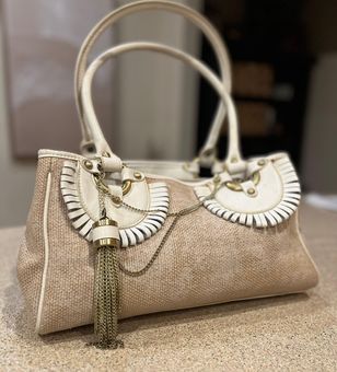 Luana Italy Rare Designer Handbag! Luana! White - $10 (98% Off