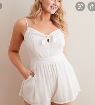 Aerie white romper Clearance