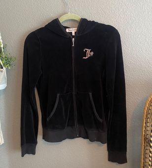 Brandy Melville Zip Up Hoodie Black - $20 - From Alison