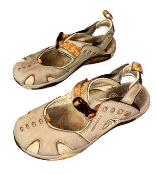 Merrell vibram women's performance footwear hiking walking sandals size 6.5  Orange - $25 - From Jenn