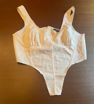 Pretty Little Thing PLT Cream Corset Top Tan Size 14 - $25 - From Estella