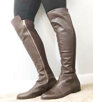 Michael Kors Size 10 Bromley Flat Knee High Boots Brown - $60 (68% Off  Retail) - From Gina