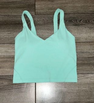 Lululemon RARE Wild Mint Green Aloha Hawaii Dolphin Align Tank