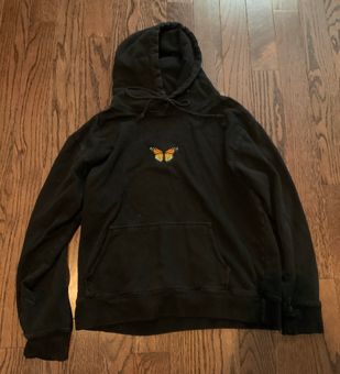 Brandy melville 2025 black butterfly hoodie