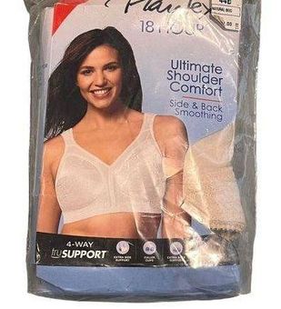 Playtex 18 Hour Bra 44B Style 4693 Ultimate Shoulder Comfort Wire Free  Beige NEW Size undefined - $13 New With Tags - From Kaliq