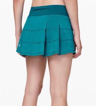 Lululemon Pace Rival Skirt 4 Way Stretch 13 in Cyprus Size 8 Blue