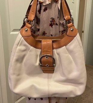 COACH Soho Brown Leather Medium Hobo Shoulder Handbag