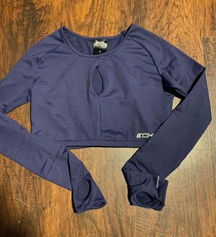 Echt Apparel Long Sleeve Blue Size L - $13 (67% Off Retail) - From