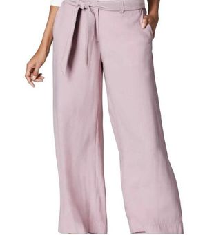 J.Jill Christian Siriano Pants Size 12P Petite Lavender Wide Leg Trouser  Belt - $21 - From Dan