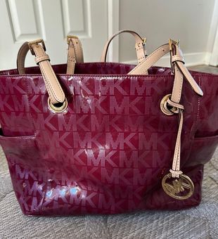 Michael Michael Kors women's shoulder bag PURPLISH RED