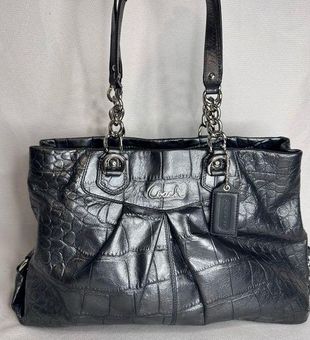 Coach Women's Embossed Leather Crossbody Bag Purse