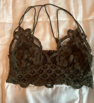 Free People adella bralette in green