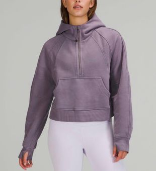 Lululemon Grey Scuba Oversized Half-Zip Hoodie Grey XS/S