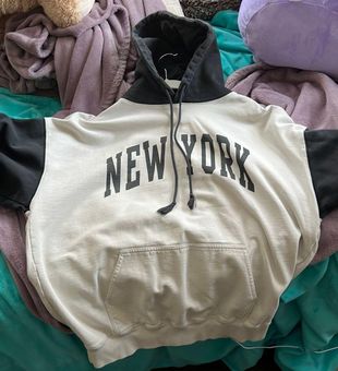 Brandy Melville New York Pullover Hoodie Tan Size M - $65 - From